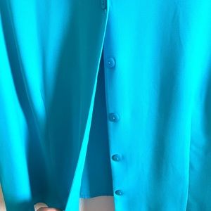 Giorgio Fiorelli Button Down Shoulder Cut-off Blouse